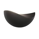Modern Minimalist LED Up Down Wall Sconce Half Moon Shaped Light Fixture Warm White 3000K for Bedroom Living Room Hallway Black or White Aluminum(Dark)