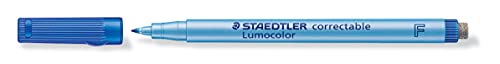 STAEDTLER Stundenplan Lumocolor, selbsthaftend und wiederverwendbar, trocken abwischbar, inklusive Lumocolor correctable und Stiftklemme, 641 SP2
