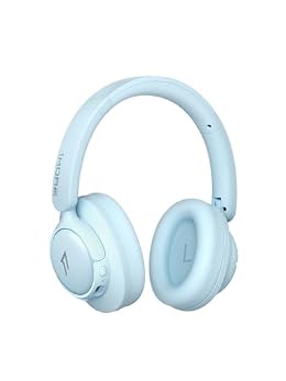 1MORE Wireless Bluetooth Noise-canceling Headphones - HQ31 SonoFlow SE Over-Ear Headphones with Hi-Res Audio, 90H Playtime, Clear Calls, Preset EQ Via App, Comfort for Home Office Travel(Blue)