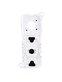 CELLTRIX - Replacement Back Camera Lens with Power/Volume Buttons Compatible with LG G4 (White)