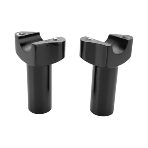 Rehausseurs de guidon 3.5 pouces en aluminium noir pour Softail Dyna