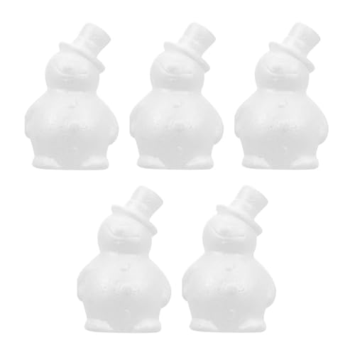 rockible Festive Foam Snowman Set for DIY Crafting