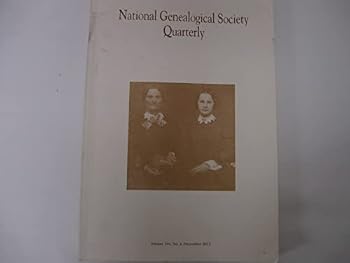 Paperback National Genealogical Society Quarterly (Volume 101, Number 4, December 2013 Book