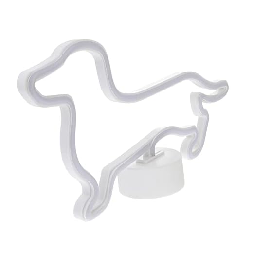 NUOBESTY Lampe de Chien LED Décorative pour Chambre Veilleuse Sûre et Durable Ambiance et Festive pour Adultes
