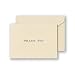 Crane & Co. Black Hand Engraved Thank You Note (CT1419)