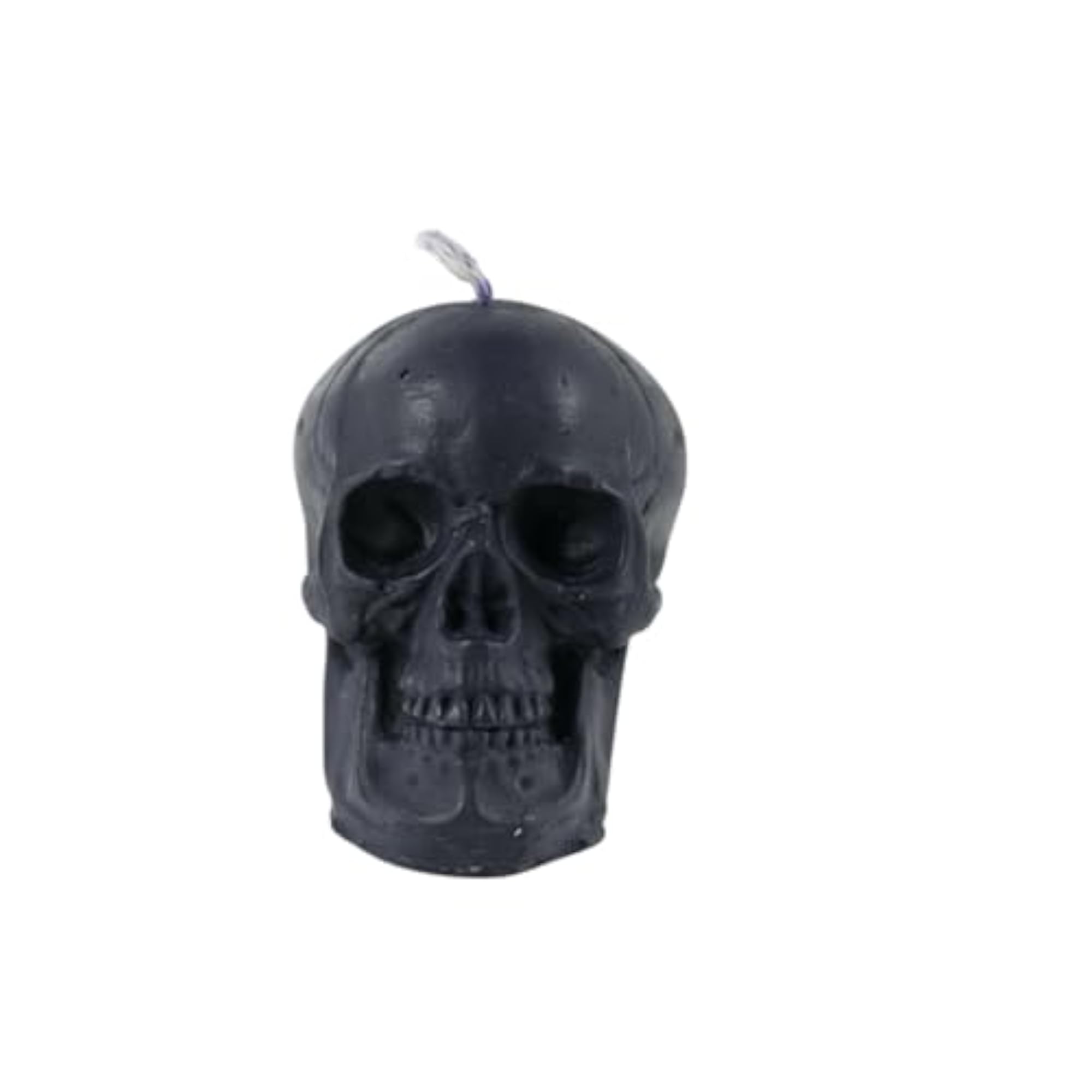 Unscented Black Skull Candle, Small Size