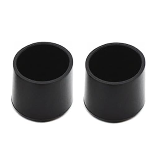 Image of Round Rubber Hole Plugs 3 /4 inch (19 mm), Vinyl End Cap, Black Rubber Caps for Metal Tubing, Fences, Glide Protection 10Pcs