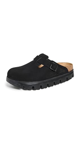 Image of Birkenstock Women's Boston Chunky Clogs, Black, 6-6.5
