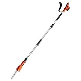 Ukoke Powerful 40V 8-Inch Cordless Pole saw with 2.0Ah Battery and Charger Included - Make Tree Trimming a Breeze!