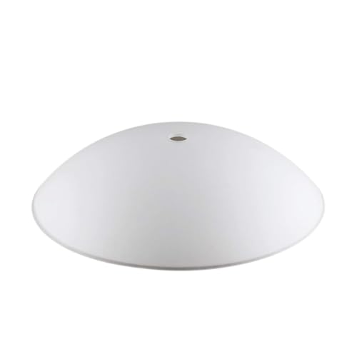 ORION LIGHTSTYLE Glas mit Loch 12mm Ersatzglas 22-30cm Glas Schirm weiß...