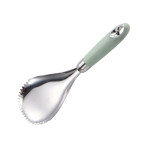 Uoqpty Cuchara Heladera Resistente,Cucharón Para Helado En Acero Inoxidable,Utensilio Multiusos Para Servir Platos Buffet Restaurante - Postre Sundae Elaboración