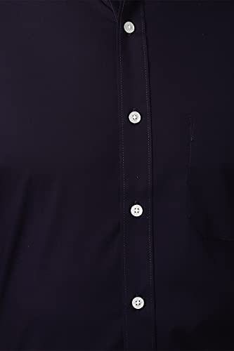 Image of Peter England Men's Cotton Solid Regular Fit Shirt