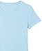 Amazon Essentials Women's Regular-Fit Short-Sleeve Crewneck T-Shirt, Pack of 2, Dark Green/Powder Blue, Large