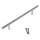 Material: echt Edelstahl Stangengriff Möbelgriff Schrankgriff - echt Edelstahl - matt gebürstet - ø 12 mm - diverse Lochabstände (384 mm)