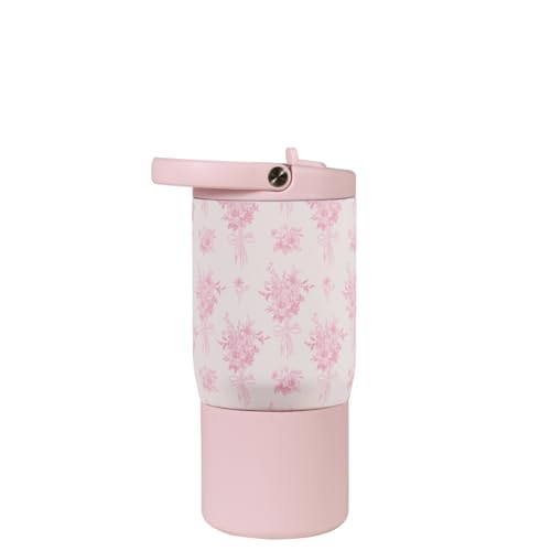 Image of HydroJug Sport 14 oz Insulated Kids Water Bottle with Straw, Bouquet