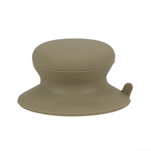 Poignée de rechange en silicone pour couvercle de casserole, résistant à la chaleur, antidérapant, pour boîte à déjeuner et batterie de cuisine de camping, gadget de cuisine anti-brûlure (jaune)