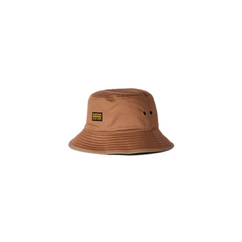 G-STAR RAW Men's Bucket Hat, Brown (Toasted Coconut D24320-C105-G289), Large