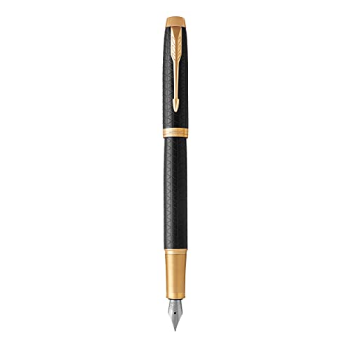 PARKER IM Fountain Pen, Premium Black...