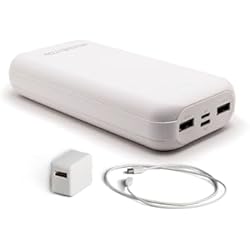 4ALLFAMILY 20000mah Portable POWERBANK | Engineered Specifically to fit USB Version Coolers Voyager and Explorer Medicine Cooler Travel Case | Compatible with Most Other Gadgets