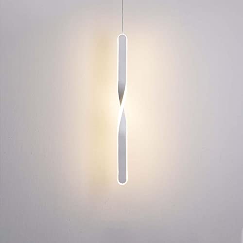 Lampe suspendue LED 3000K à hauteur réglable en acrylique