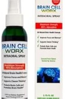 Brain Health Supplement - Improves Memory - Scientifically Proven, Intraoral - All Natural Brain Health Supplement with 95% Absorption and Pure Gingko, Alpha GPC and Resveratrol