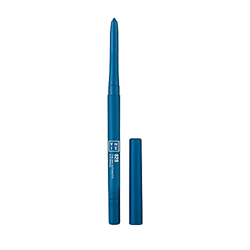 3INA MAKEUP - The 24h Automatic Eye Pencil 829 - Azul - Lápiz de ojos retráctil con duración 24H - Delineador de ojos de alta pigmentación con textura cremosa - 12 tonos - - Vegan - Cruelty Free