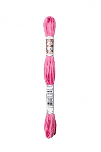 DMC fil à broder coton doux 2107 pour personnaliser le linge de maison
