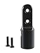 MasterSconi Standard Black ASA Duckbill bottomline Paintball 1 Port for co2 & hpa + Screws