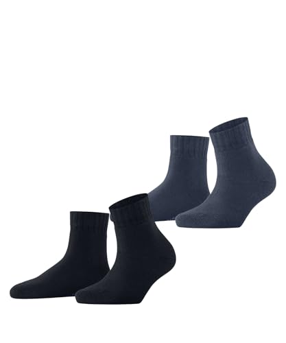 ESPRIT Femme Plush W Sso Coton Unies Chaussettes, Bleu Marine Blueberry Peel 0040, 39-42 EU