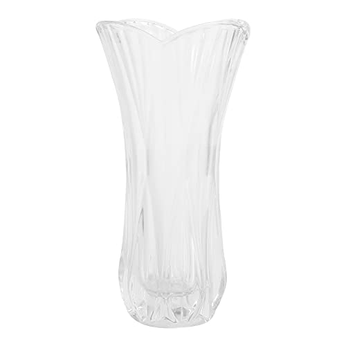 Garneck 1 vaso de flor de cristal alto para buquê de vidro, arranjos florais