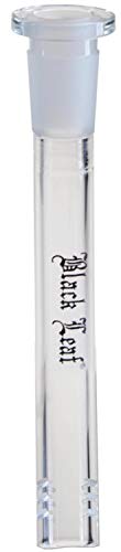 Black Leaf Bong-Zubehör: Adapter-Shillum, Diffusor-Chillum | 80 mm, NS 19 (18,8 mm) / NS 14 (14,5 mm) Inside Cut…