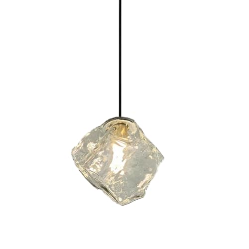 億兆堂 ペンダントライト おしゃれ ガラス 1灯 吊下げ灯 照明 北欧 LED電球対応 ガラス造形 キッチン 照明器具 トイレ 階段 引掛けシーリング ダクトレール モダン かわいい ナチュラル リビング ダイニング カフェ インテリア 食卓 レトロ 【透