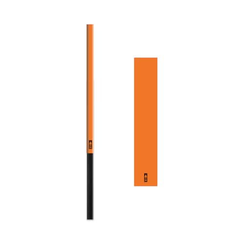 Wraps de flèche Bohning orange fluo de 17,8 cm pour optimiser la visibilité de vos tirs