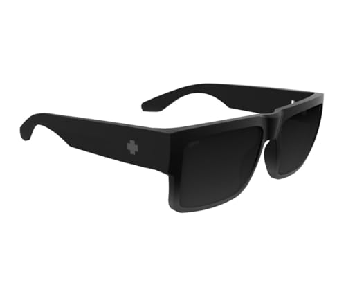 Spy Cyrus Sunglasses Matte Black Fade with Happy Gray Black Mirror Lens 58mm4