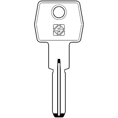 “Silca S.P.A. Key"agb5 punzonata