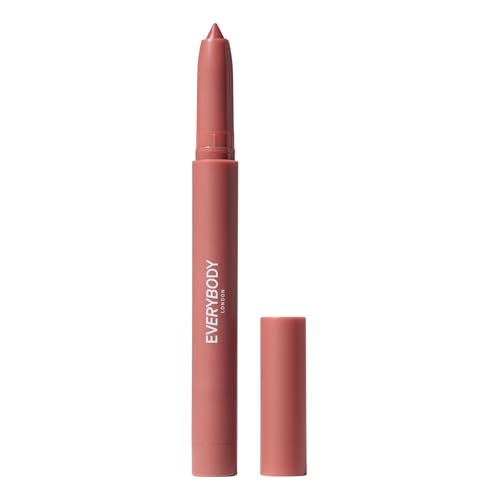 EVERYBODY LONDON 2in1 Lip Pencil, Contour and Lipstick in Crayon, Satin Finish (Rosy Sand)
