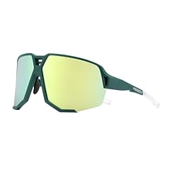 Green Frame Gold Mirrored Lens