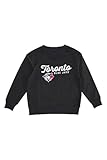 Gertex MLB Kids/Youth Dark Grey Crew Neck Toronto Blue Jays (Distressed Varsity, ALT Logo Small)