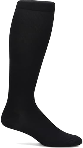 Nurse Mates Mens Socks | 12-14 mmHg Compression | Over The Calf |...