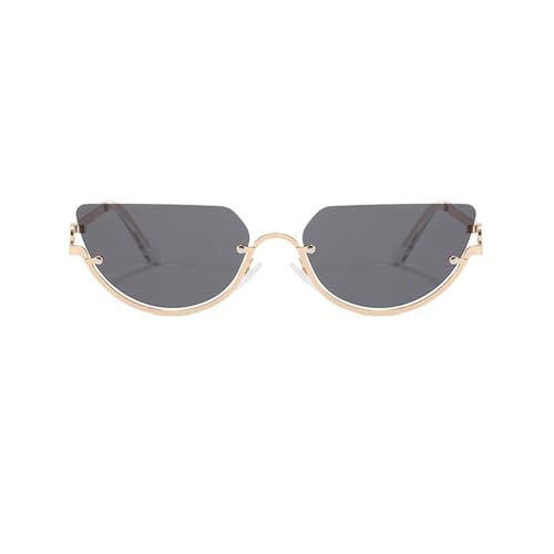 Lunettes de soleil polygone pour femmes légères sans trace de nez - 6