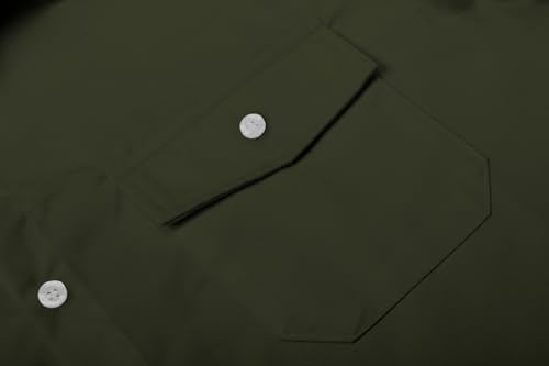 Image of SANGTREE Summer Button Down Shirts Cottn Tops for Men Women Boy Girl