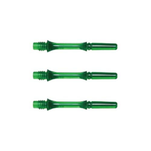 NineDartOut.us Fit Shaft Gear - Green Slim Spinning (#2 - Short (18.0mm))