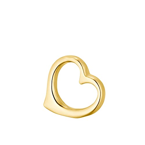 Amor Motivanhänger Unisex für Damen & Herren, Gold-Anhänger, 0,7 cm, 375/9 ct Gold, Herz, Kommt in Schmuck Geschenk Box