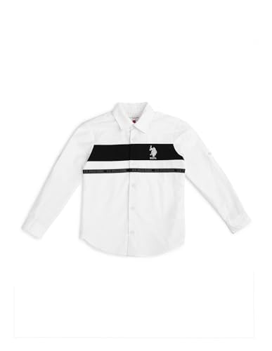 Image of U.S. Polo Assn. Kids Regular fit Logo Cotton Long Sleeves Casual Shirts