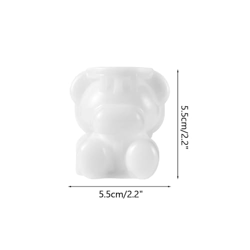 Molde para Cubos de Hielo de Silicona en Forma de Oso 2 Pzs miniatura 4