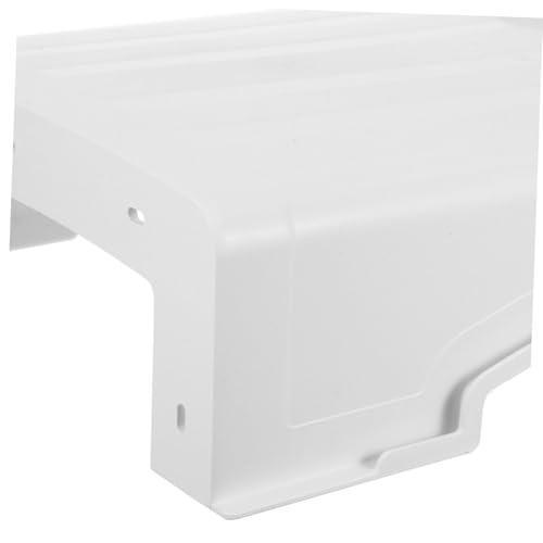 Protector de lluvia para cámara Vaguelly con diseño elegante de ABS blanco 3