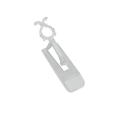 Holiday Lighting Outlet Christmas Light Clip | All in One | Use with C9, C7, and LED Mini Lights | Christmas Light Hangers for Gutters | 25 Pack