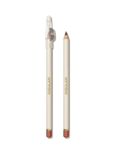 SHEGLAM Lip Facts Lip Liner Highly-Pigmented Pencil For Shaping & Sculpting Lips Long-Lasting Creamy Make Up-Misty Rose