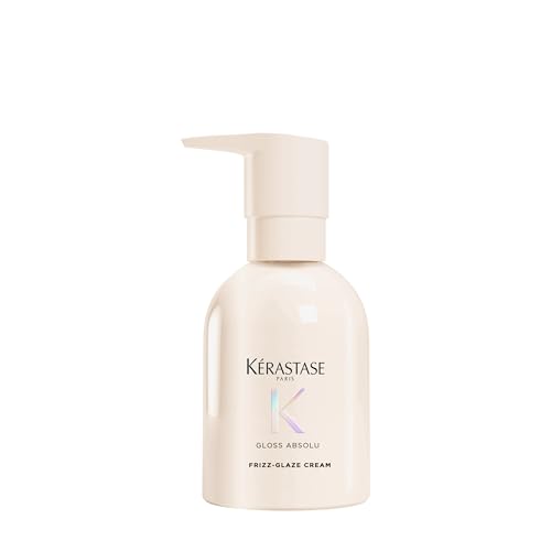 KÉRASTASE Gloss Absolu - Crème Frizz-Glaze Anti-Frisottis - Hydratation, Brillance & Protection Thermique - Acide Hyaluronique, Glycolique & Huile de Rose -...