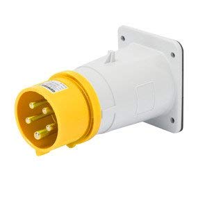 Fiche Gewiss GW60212 mâle fixe IP44 puissance 32A connexion à vis robuste